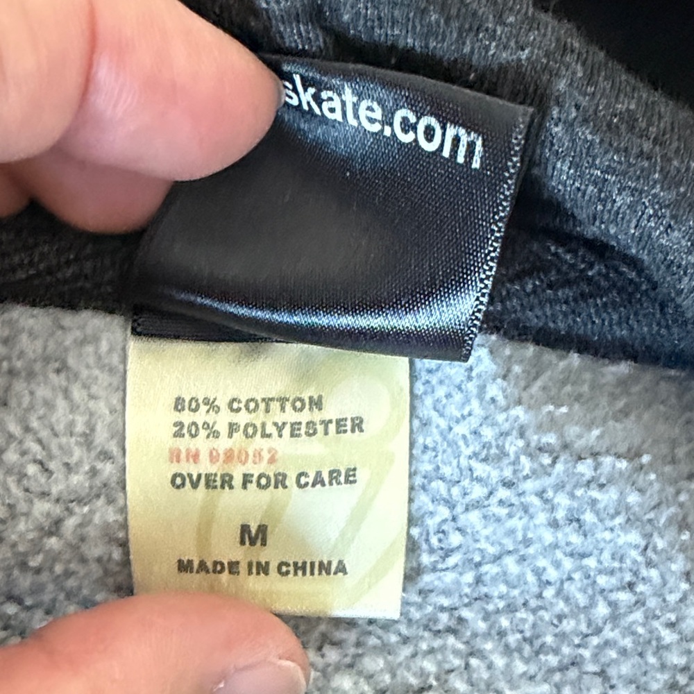 Santa Cruz Charcoal Gray Hoodie with Pink Logo - Picture 4 of 6